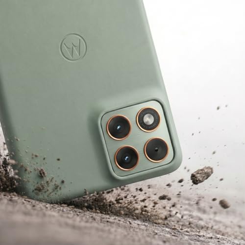 Image of Motorola Compatible with Moto Edge 70 Softmatte (TPEE) Back Cover Drop Tested Shock Proof Mobile Case for Men, Women, Boys and Girls with Camera Protection (Lily Pad)