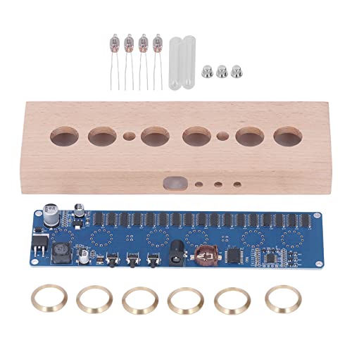 Modern IPS Tube Clcok RGB Décor Desk WIFI Timing DIY Gift Ref Nixie Tube Clock