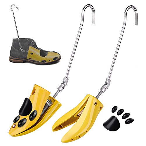 男性用カウボーイブーツストレッチャー プロの靴幅とハイストレッチャー すべてのブーツスタイル用のルーセンズタイトヴァンプインステップトゥボックス