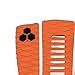 Colaxi 3Pcs Surfboard Traction Pads Boat Floor Mat Multipurpose DIY Stomp Pad EVA Deck Grip Foot Tail Pad for Skimboard, Orange