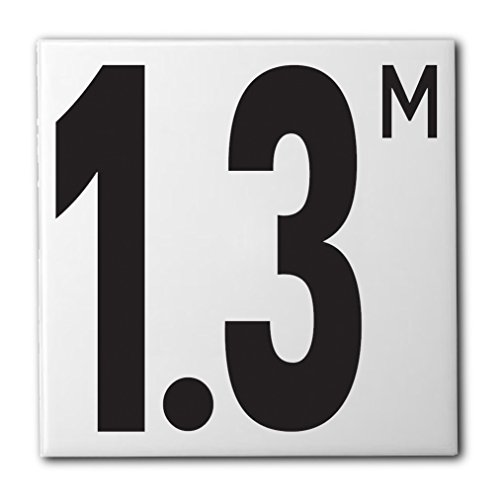 Ceramic Swimming Pool Waterline Depth Marker 