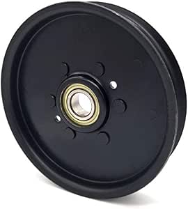 Phoenix Mfg. Reemplazo De Polea Tensora Plana De Diámetro Plano De 5 Pulgadas Para John Deere 106627 AM106627
