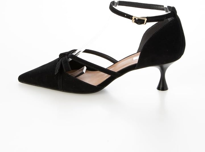 Amazon | [イーボル] リボンセパレートストラップパンプス | EVOL