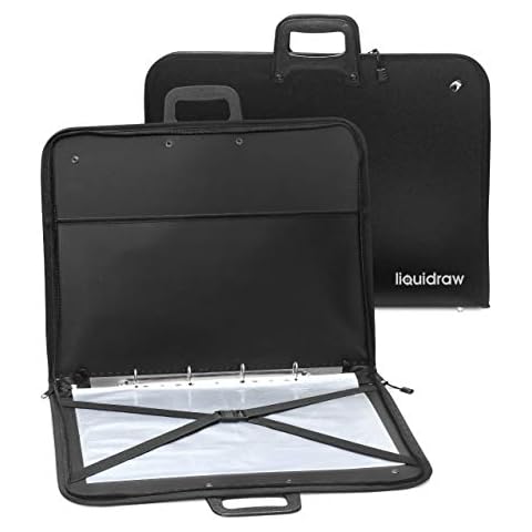 Liquidraw A2 Art Portfolio Case with Sleeves Cover