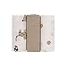 LÄSSIG Baby Puckdecke Spuckdecke Pucktuch Mulltuch 3er Set Baumwolle 60 x 60 cm/Swaddle & Burp Blanket M Little Mateys Dog