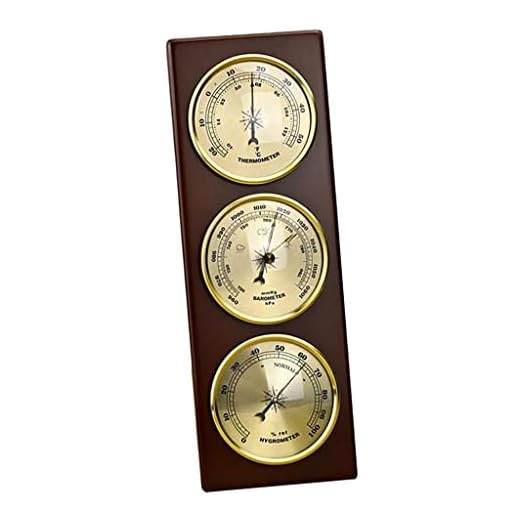 D DOLITY Home Weather Station, Barometer Thermometer Hygrometer, High Accuracy Measuring Gauge for Indoor,Outdoor