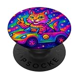 Colorful Lynx Cosmic Sky PopGrip