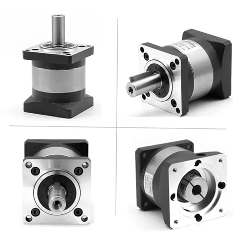 Reductor planetario Nema 23 con relación 40 a 1 y eje de 14mm para motor paso a paso 5