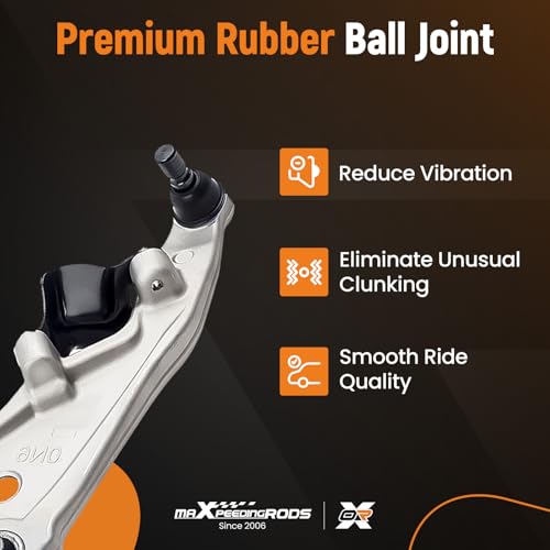 maXpeedingrods Front Lower Control Arms for Nissan Maxima 2009-2014 K622054 K622059, Front Suspension Kit with Ball Joints, Set of 2 - Image 4