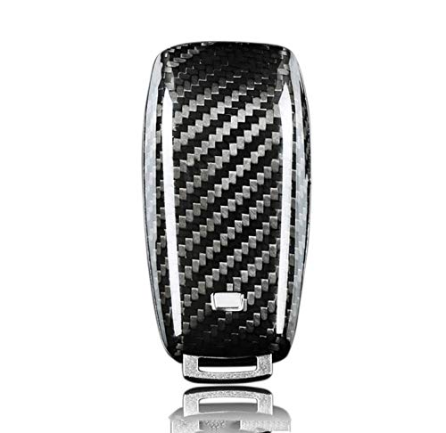Schlüsselhülle aus Echtcarbon – Kompatibel mit Mercedes A B C E S GLC GLE GLS CLA CLS GT – W177 W118 W213 C257 X253 – Schlüssel Cover – 2-teilig – Ultraleicht – MAX CARBON