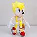 siqiwl Peluches Jaune Super Sonic Peluche Poupée Douce Animal en Peluche Enfants Jouets Enfants 13 Pouces Cadeau