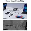 UGREEN 100W USB C Charging Station, 6-Port GaN Desktop Charger with 4 USB-C & 2 USB-A, Smart Power Distribution for MacBook Pro/Air, Dell XPS, iPad, iPhone 17/16/15, Galaxy S25/S24, Pixel 10/9