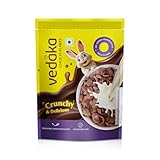 Amazon Brand - Vedaka Choco Flakes | 1.2 Kg | Irresistible Chocolate Flavor | Crunchy and Delicious | High in Fiber | No Added Preservatives