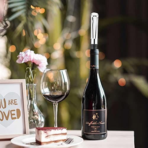 Foto von Weinkühlstab Weinbelüfter Weinliebhaber Geschenke, Belüften Ausgießer und Dekantierausgießer, Weinzubehör Geschenk-Set für Weinliebhaber Mann Frauen