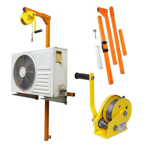 Outil d'installation AC 150 kg avec treuil manuel et corde 20 m pour levage d'unité extérieure