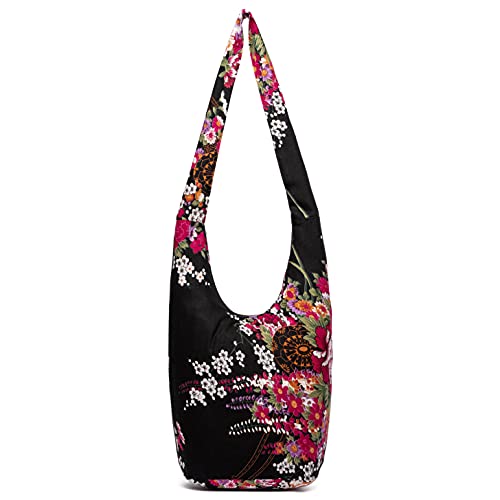 Sac à main à bandoulière en toile pour femme au motif animal bohème unique