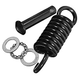 Sécurité : des ressorts robustes assurent la sécurité et la stabilité de votre fauteuil suspendu hamac, crochets de suspension en acier, crochet de suspension hamac