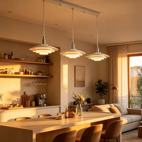 Lámpara de techo para mesas de comedor que necesitan luz suave