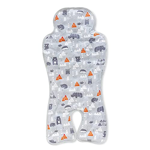 car seat cooling mat - Gel Car Seat Cooler Pad Summer Chair Ice Cushion 27.7513.58in Baby Car Seat Cooler Pad Dibiao Carseat and Stroller Cooling Pad Child Safety Seat, Grey Forest, 1979040/120951AM106