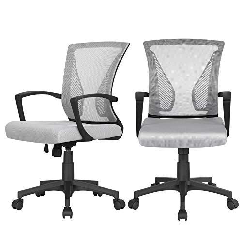 Yaheetech 2 Sedie da Scrivania Ufficio Ergonomiche...