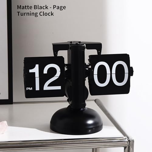 Reloj mecánico de escritorio digital a pila con engranaje funcional 4