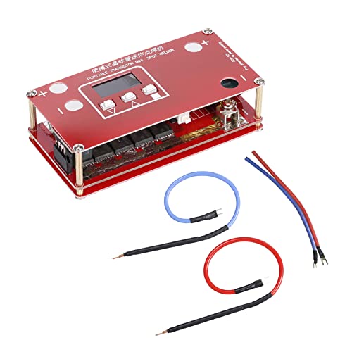 Portable Spot Welder, Geevorks DIY Spot Welding Tool for 18650 Battery Various Welding Power Supply / 12V car battery, Automatic/Manual Touch Welding Mode