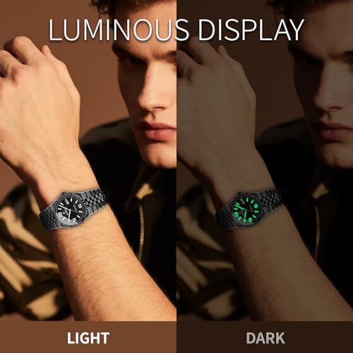 Cadeau d'affaires idéal : montre homme étanche dorée