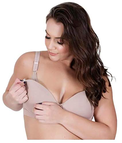 Kit com Dois Sutias para Amamentar com Bojo - Nude - M