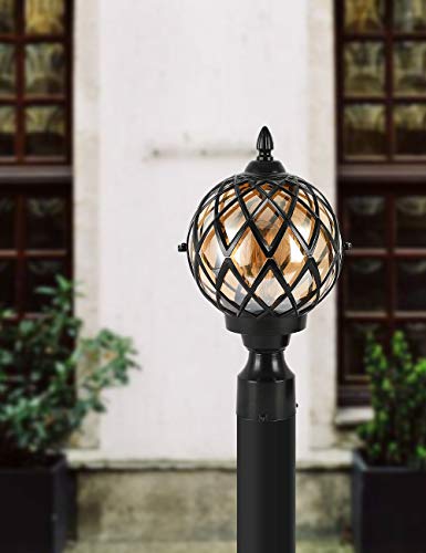 image for N / A Designer Outdoor Post Light Fixture with 3-Inch Pier Mount IP65 