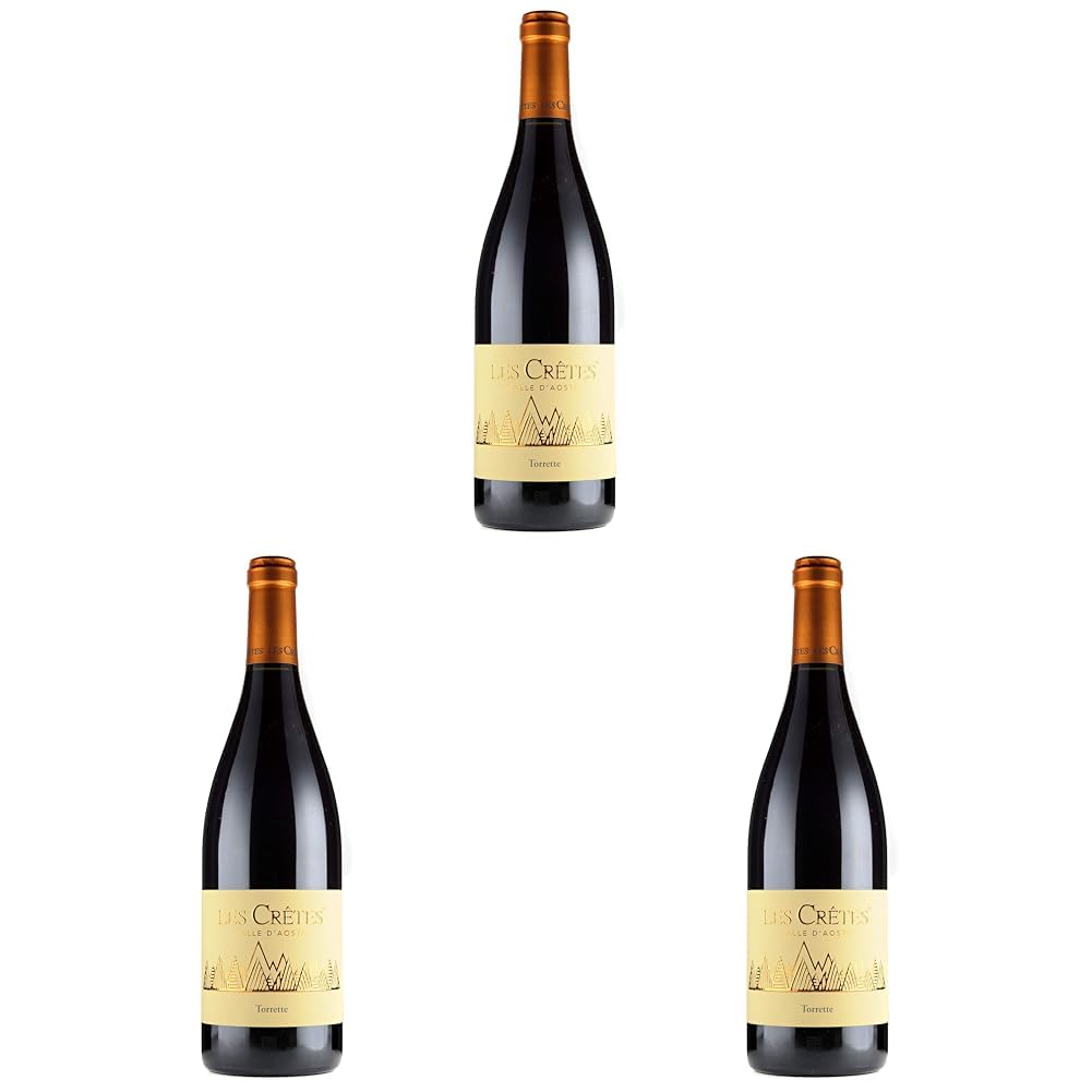 Les Cretes Torrette Valle D'Aosta Doc - 750Ml - 750 ml (Confezione da 3)