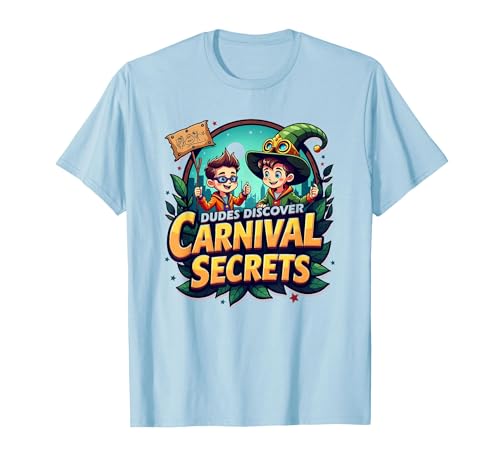 Dudes Discover Carnival Secrets Mardi Gras Design T-Shirt, Men, Baby