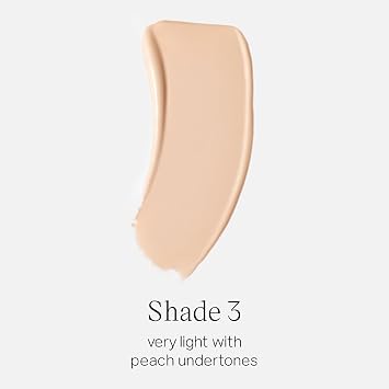Saie Glowy Super Skin Tint Liquid Foundation - Weightless + Dewy Foundation with Lightweight Medium Coverage - Hydrating Face Makeup + Skin Care Serum Hybrid with Hyaluronic Acid - Shade 3 (1.01 oz)