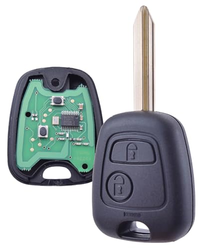 ANGOFIZ Clé Vierge ID46 Electronique à Programmer Compatible avec Citroen Berlingo Picasso Saxo Xsara Peugeot Partner Expert+Vis +Lame Vierge SX9...