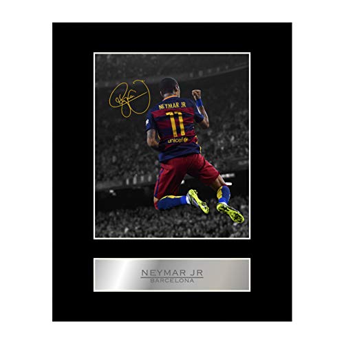 Iconic Pics - Neymar Jr - Foto firmada FC Barcelona - Mural - Salón decorativo