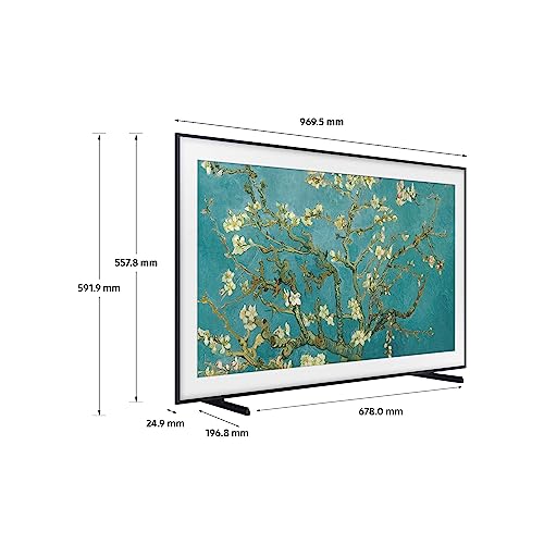 Samsung QE43LS03BAUXZT TV, 43 inch Smart TV LS03B Series, QLED 4K UHD, Alexa and Google Assistant integrated, black, 2022, DVB-T2