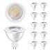 Eofiti MR16 Lampadine LED GU5.3 Faretto a LED 600LM Lampadina 7W equivalenti a Alogene 60W Luce Bianca Fredda 6000K Lampade Non Dimmerabili 83 RA AC DC 12V, Pack da 10