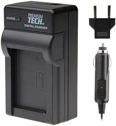 PT-42 AC/DC Rapid 4.2 volt Battery Charger for Canon NB6L, Samsung SLB-10A image 2