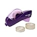 Eagle Automatic Tape Dispenser, Tape Gun, Single Handheld Design, Free 1 Roll of 0.5 Inch (12 mm) and 1 Roll of 0.75 Inch (19 mm) Tapes (Purple)