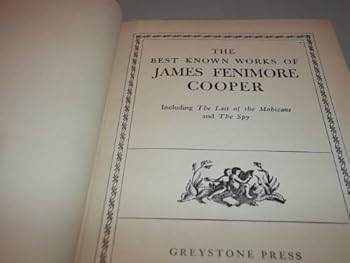 Hardcover The Best Known Works of James Fenimore Cooper Book