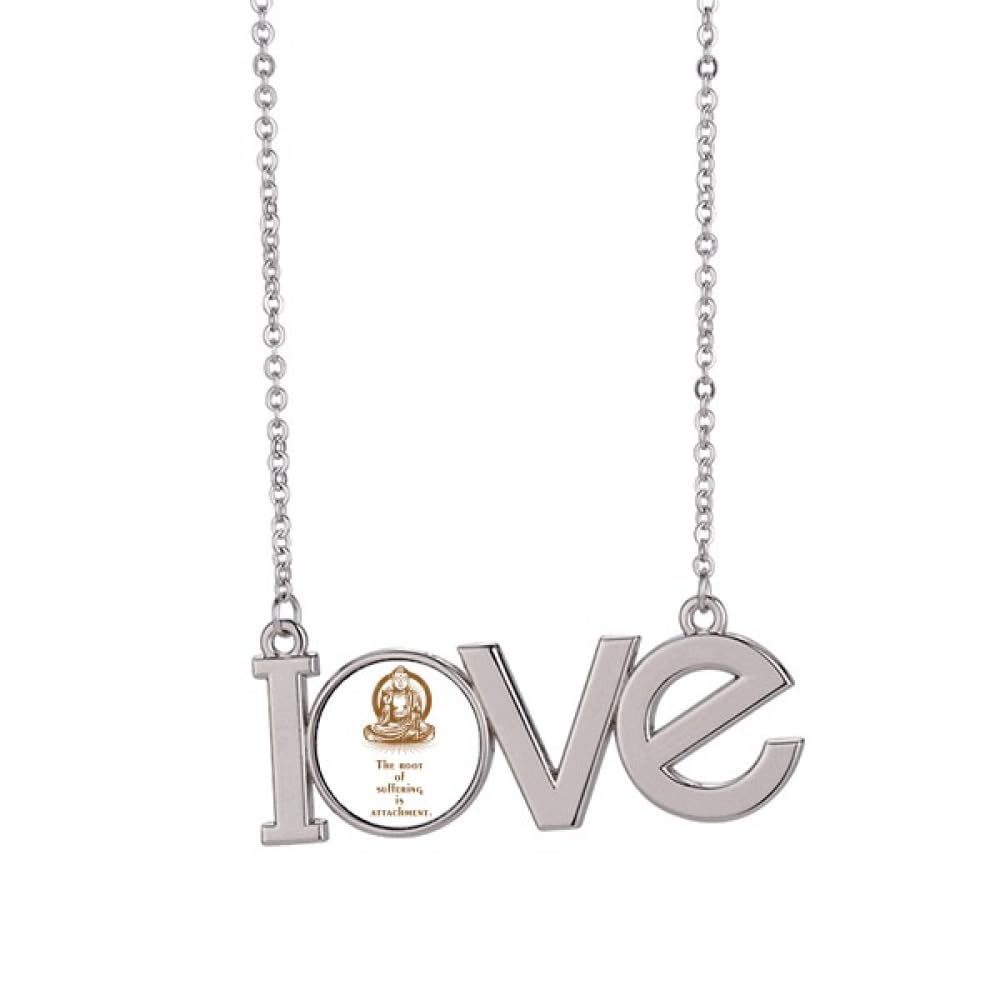 GenericPains Source Restriction Culture Oriental Love Necklace Pendant Charm Jewelry