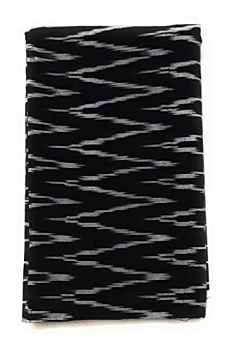 Image of Cotton Pochampally ikat unstitched blouse, Kurthi, long frock fabric material for women (1 meter, 2 meters & 3 meters)