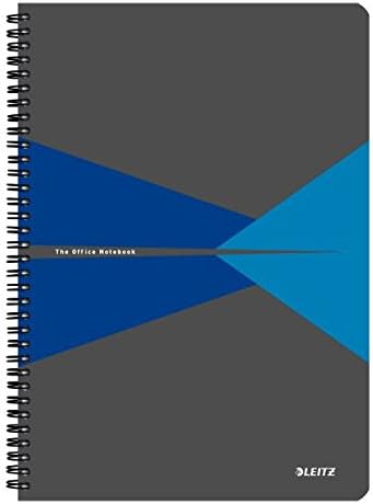 LEITZ OFFICE Notebook, A4 Format, Spiral Binding, PP Cover, 90 Sheets, Squares, Assorted Colors - 44950099 - Image 3