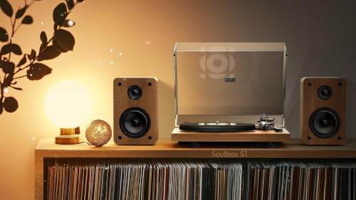 QLEARSOUL SoulBox S1 Vinyl Record Player with Stereo Speakers - image 8