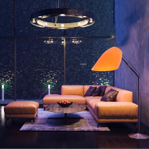 Image of UKCOCO 5 Pcs Plastic Horseshoe Lampshade Replacement 1.97 Inch Diameter Small Colored Lamp Covers for Floor and Pendant Lamps Diy Home Decoration