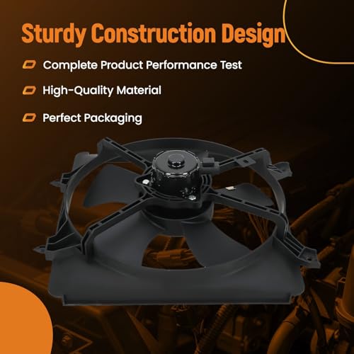 Image of maXpeedingrods Radiator Cooling Fan Assembly for Mazda Miata L4 1.8L 1999-2005, BP4W15025 BP4W15140