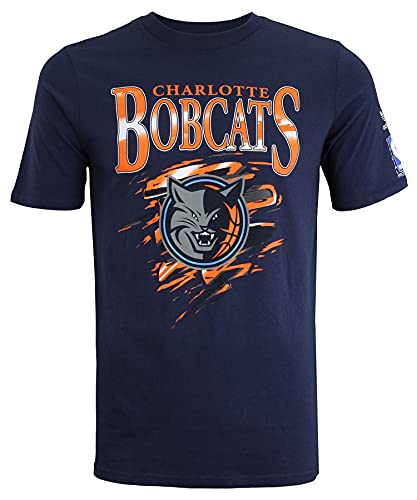 Outerstuff NBA Boys Youth (8-20) Charlotte Bobcats Retro Swirl Short Sleeve T-Shirt, Small (8)