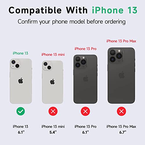 Shencang Blue Haiguqi Iphone 13 Case Witchcraft Print Pattern Shockproof Slim Tpu Rubber Material Black Frame Cellphone Mobile Case #TOP7