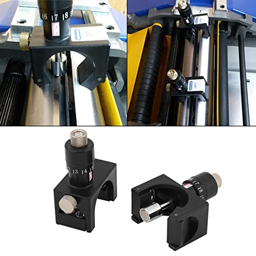 Planer Blade Setter, Magnetic Planer Knife Setting Jig Adjustable Wood Vernier Jointer Blades Gauge Depth Adjustment High Effective Versatile Accurate Resetting Calibration Woodworking Tool 2PCS - Image 4