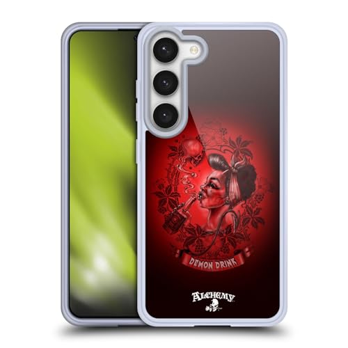 Funda de gel suave para Samsung Galaxy S23 5G Alchemy Gothic Bebida demoníaca
