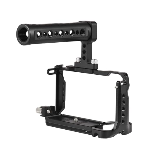Image of Andoer Camera Stabilizer Cage for Sony A6700, Aluminum Alloy, Black, Camera-Accessories, CAMERA SUPPORT, Handheld /Tripod Mount